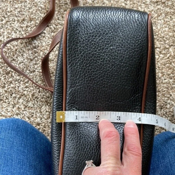 Vintage Talbots Black Brown Crossbody Bag - Picture 12 of 16